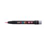 Marcador de tinta Posca PCF-350 - Ponta de pincel acrílica - À base de água - Não permanente - Resistente à luz - Inodoro - Rosa