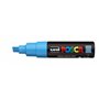 Marcador de tinta Posca PC-8K - Ponta chanfrada acrílica de 8 mm - Tinta à base de água - Resistente à luz - Não permanente - Tu