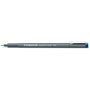Caneta Staedtler Pigment Liner 308 Fineliner - Espessura da linha 0,3 mm - Secagem rápida - Azul