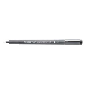 Caneta Staedtler Pigment Liner 308 Fineliner - Espessura da linha 0,4 mm - Secagem rápida - Preta