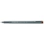 Caneta Staedtler Pigment Liner 308 Fineliner - Espessura da linha 0,5 mm - Secagem rápida - Marrom