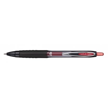 Caneta Rollerball Uni-ball UMN-207E - Ponta Esferográfica de 0,7 mm - Empunhadura Emborrachada Anti-Fadiga - Tinta Pigmentada Re