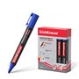 Marcador permanente Erichkrause P-400 - Ponta redonda - Resistente a múltiplas superfícies - Azul