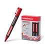 Marcador permanente Erichkrause P-400 - Ponta redonda - Resistente a múltiplas superfícies - Vermelho