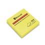 Bloco de notas adesivas Bismark com 100 unidades, 76x76mm - Amarelo Neon