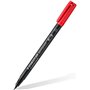 Marcador permanente Staedtler Lumocolor 313 de ponta fina - Espessura da linha aproximada de 0,4 mm - Secagem rápida - Vermelho
