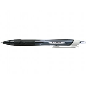 Caneta esferográfica retrátil Uni-ball JetStream Sport SXN-150E - Ponta esferográfica de 1 mm - Tinta pigmentada resistente à ág