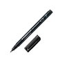 Marcador permanente Staedtler Lumocolor 318 - Ponta fina redonda - Largura da linha de 0,6 mm - Tampa com clipe - Secagem rápida