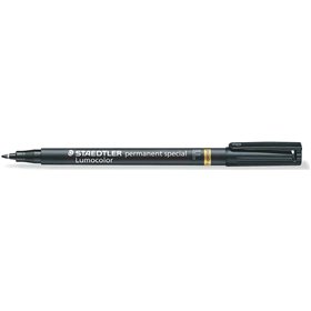 Marcador permanente Staedtler Lumocolor 319 de ponta fina - Espessura da linha de 0,6 mm - Para aplicações especiais - Secagem r