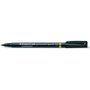 Marcador permanente Staedtler Lumocolor Special 319 - Ponta de aproximadamente 1 mm - Secagem rápida - Resistente à luz - Preto