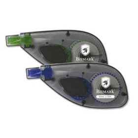 Fita Corretiva Bismark 5mm x 12m - Aplicação Lateral - Corpo Transparente - Formato Ergonômico