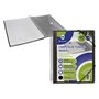 Pasta Bismark com 40 folhas transparentes - Formato A4 - Inclui envelope para documentos - Fecho elástico