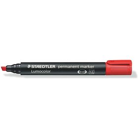 Marcador permanente Staedtler Lumocolor 350 - Ponta chanfrada de 2 a 5 mm aprox. - Tinta à base de álcool - Secagem rápida - Ver