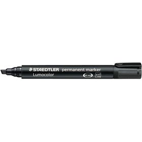 Marcador permanente Staedtler Lumocolor 350 - Ponta chanfrada de 2 a 5 mm aprox. - Tinta à base de álcool - Secagem rápida - Pre