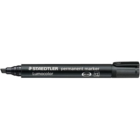 Marcador permanente Staedtler Lumocolor 350 - Ponta chanfrada de 2 a 5 mm aprox. - Tinta à base de álcool - Secagem rápida - Pre