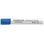 Marcador para quadro branco Staedtler Lumocolor 351 - Ponta chanfrada de 2 a 5 mm (aproximadamente) - Secagem rápida - Azul