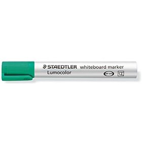 Marcador para quadro branco Staedtler Lumocolor 351 - Ponta chanfrada de 2 a 5 mm aprox. - Secagem rápida - Verde