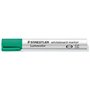 Marcador para quadro branco Staedtler Lumocolor 351 - Ponta chanfrada de 2 a 5 mm aprox. - Secagem rápida - Verde