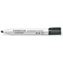 Marcador para quadro branco Staedtler Lumocolor 351 - Ponta chanfrada de 2 a 5 mm aprox. - Secagem rápida - Preto