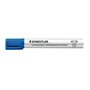Marcador para quadro branco Staedtler Lumocolor 351 - Ponta redonda - Espessura da linha de 2 mm - Tampa com clipe - Azul