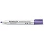 Marcador para quadro branco Staedtler Lumocolor 351 - Ponta redonda - Espessura da linha de 2 mm - Tampa com clipe - Violeta