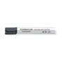 Marcador para quadro branco Staedtler Lumocolor 351 - Ponta redonda - Espessura da linha de 2 mm - Tampa com clipe - Preto
