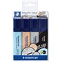 Staedtler Textsurfer Classic 364 - Pacote com 4 Marcadores Fluorescentes - Secagem Rápida - Espessura da Linha de 1 a 5 mm (Apro