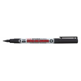 Marcador têxtil Uni-ball PNA-125 Super Ink - Ponta acrílica de 0,9 mm - Tinta pigmentada à base de óleo - Escreve em diversas su