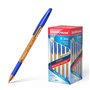 Caneta esferográfica Erichkrause R-301 Amber Stick&Grip, ponta de 0,7 mm, traço de 0,35 mm, área de apoio emborrachada, tinta de