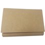 Pasta Gio By Elba Kraft Bicolor com Saco e Aba - Cartão Resistente de 240gsm - Saco e Aba para Proteção Extra - Design Kraft em 