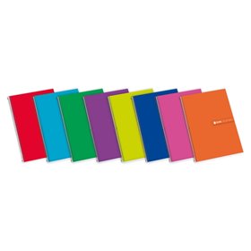 Caderno espiral Enri Status Fº Extra Hardcover 4x4 - Capa dura resistente - Caderno com margem - 100 folhas de alta qualidade - 