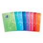 Caderno Espiral Alfabético Oxford Lagoon, 50 Folhas, Grade 5x5 - 11x17cm - Capa Plástica Resistente - Organize Seus Documentos F