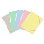 Pasta Oxford Top File+ com 3 Abas e Elástico - Cores Pastel - Resistente e Durável - Ideal para Organizar Documentos - Prática e