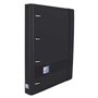 Pasta Oxford Europeanbinder Live & Go com 4 argolas, formato A4+, com folhas quadriculadas de 5x5mm e 4 furos - Capa de plástico