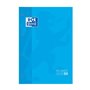 Caderno Oxford School Classic A4 com 80 folhas quadriculadas 5x5 - Capa com borda colorida - Capa turquesa