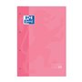 Caderno Oxford School Classic Refil - Tamanho A4 - Capa Mole - Colado - Quadriculado 5x5 - 80 Folhas - Rosa Chiclete