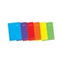 Caderno espiral Enri Plus, formato fólio, quadriculado 5x5mm - 80 folhas, papel 90gsm com margem - capa plástica - cores sortida
