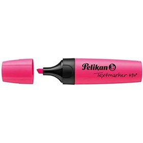 Marcador de texto Pelikan Textmarker 490 - À base de água - 3 espessuras de traço - Rosa fluorescente