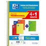 Conjunto Oxford School Classic Write&Erase 4+1 Fº - Caderno Espiral - Capa Extra Dura - 1 Linha com Margem - 80 Folhas - Cores S