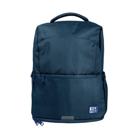 Mochila Oxford B-Out 30L - Tamanho 42x30x15cm - Bolso acolchoado - Alça superior - Capa de chuva - Poliéster reciclado RPET - Az