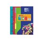Pasta Oxford Live & Go Europeanbinder A4+ com Refil Quadriculado 5x5 + Divisórias + Envelope com Vários Furos - Ideal para Organ