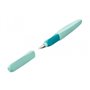 Caneta-tinteiro Pelikan Twist - Ponta média - Uso ambidestro - Seção triangular transversal - Inclui 2 cartuchos de tinta - Cor 