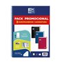 Oxford Europeanbook 1 Classic - Pacote com 3 Cadernos Espirais Formato A4+ Quadriculado 5x5mm - 80 Folhas 90gsm - Capa Extra Dur