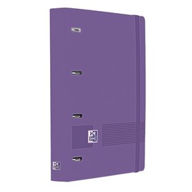 Pasta Oxford Europeanbinder Live & Go A4+, tamanho A4 com refil de 100 folhas, quadriculada 5x5mm - capa de plástico de poliesti
