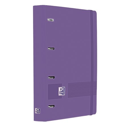 Pasta Oxford Europeanbinder Live & Go A4+, tamanho A4 com refil de 100 folhas, quadriculada 5x5mm - capa de plástico de poliesti