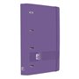 Pasta Oxford Europeanbinder Live & Go A4+, tamanho A4 com refil de 100 folhas, quadriculada 5x5mm - capa de plástico de poliesti
