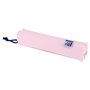 Estojo Oxford Live & Go Pequeno Quadrado - Material Acolchoado - Elástico para Prender ao Caderno - Rosa