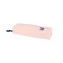 Estojo retangular médio Oxford Live & Go - Material acolchoado - Elástico para prender ao caderno - Rosa