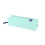 Estojo quadrado grande Oxford Live & Go - Material acolchoado - Elástico para prender ao caderno - Azul