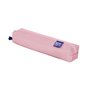 Estojo pequeno quadrado Oxford Kangoo & You - Feito em couro Napa - Elástico para prender ao caderno - Rosa